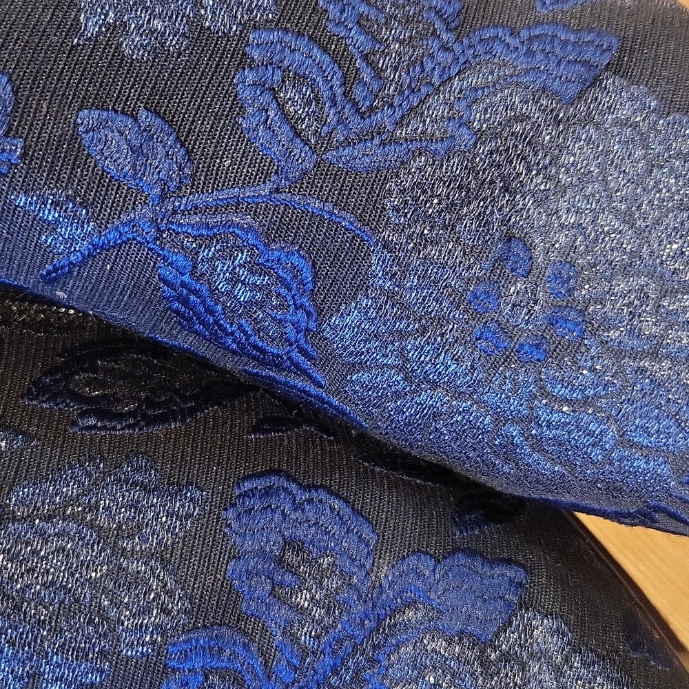Bandolino Blue Floral Ankle Booties - Picture 5 of 5